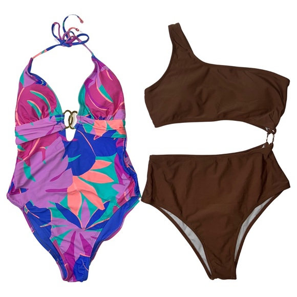 One piece swimsuit bundle of 4 - Picture 4 of 13